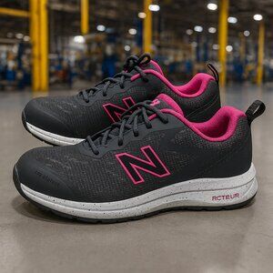New Balance Logic Women's Composite Work Shoes‎ Sneakers Pink Grey Size 7.5